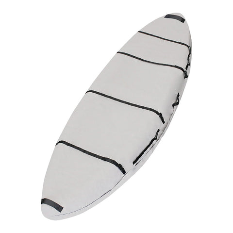 MSC® NEW DESIGN Heavy duty Grey/Black Two-tone Adjustable Canoe/Kayak Cover
