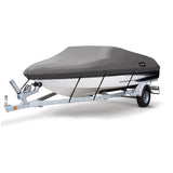 MSC® Heavy Duty 600D Marine Grade Polyester Canvas Trailerable Waterproof Boat Cover