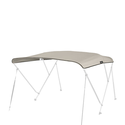 MSC® 600D Canopy Canvas for 3 Bow Bimini Top Boat Top Cover, Beige