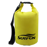 Surfun® Heavy duty Premium Durable Waterproof Dry Bag with Shoulder Strap & Roll Top Closure System