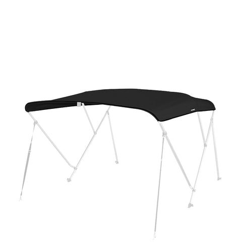 MSC® 600D Canopy Canvas for 3 Bow Bimini Top Boat Top, Color Black