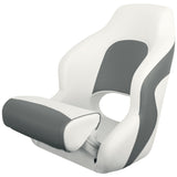 MSC Two Tones Bucket Boat Seat, Captain Seat, Pontoon Boat Seat