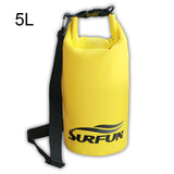 Surfun® Heavy duty Premium Durable Waterproof Dry Bag with Shoulder Strap & Roll Top Closure System