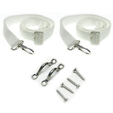 MSC Bimini Top Straps,Boat Straps with Stainless Steel Pad Eye Straps,Deck Loops Adjustable 28"~60"