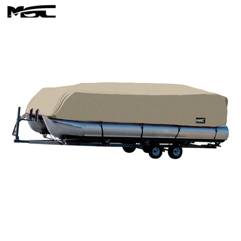 MSC®  Trailerable Pontoon Boat Cover 300D UV,Mainre Grade, Color Grey,Pacific Blue Available