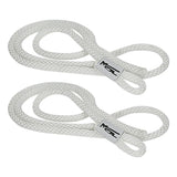 MSC® Vinyl Ribbed Boat Fenders Bumpers,White ,4 Packs