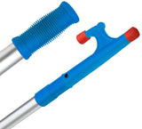 MSC Telescoping Boat Hook with Threaded End,4.5-12ft,Blue