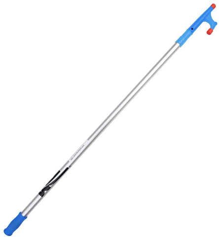 MSC Telescoping Boat Hook with Threaded End,4.5-12ft,Blue