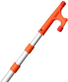 MSC Telescoping Boat Hook with Threaded End,4.5-12ft, Orange
