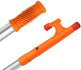 MSC Telescoping Boat Hook with Threaded End,4.5-12ft, Orange