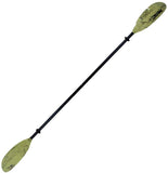 MSC Fishing Kayak Paddle, 2-Piece,Measurement Scale,86 inch and 95 inch Available, Olive