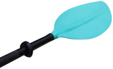 MSC Fishing Kayak Paddle, 2-Piece,Measurement Scale,86 inch and 95 inch Available, Teal