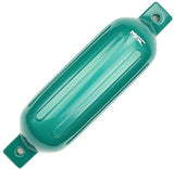 MSC® Vinyl Ribbed Boat Fenders Bumpers, Green,4 Packs