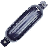 MSC® Vinyl Ribbed Boat Fenders Bumpers,Navy Blue , 4 Packs