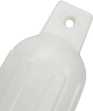 MSC® Vinyl Ribbed Boat Fenders Bumpers,White ,4 Packs