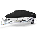 MSC® Heavy Duty 600D Marine Grade Polyester Canvas Trailerable Waterproof Boat Cover
