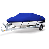 MSC® Heavy Duty 600D Marine Grade Polyester Canvas Trailerable Waterproof Boat Cover