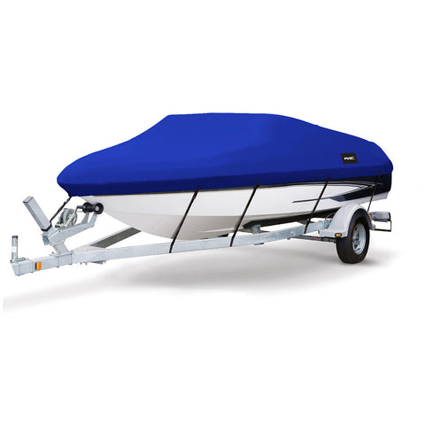 MSC® Heavy Duty 600D Marine Grade Polyester Canvas Trailerable Waterproof Boat Cover