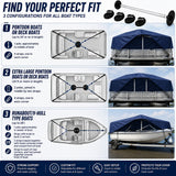 Boat Cover Support Pole, 28" to 64" Height Adjustable