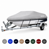 MSC® Heavy Duty 600D Marine Grade Polyester Canvas Trailerable Waterproof Boat Cover
