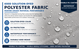 MSC® Heavy Duty 600D Marine Grade Polyester Canvas Trailerable Waterproof Boat Cover