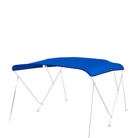 MSC® 600D Canopy Canvas for 3 Bow Bimini Top Boat Top Cover, Pacific Blue
