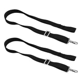 MSC Bimini Top Straps,Boat MSC Straps with Stainless Steel Pad Eye Straps,Deck Loops Adjustable 28"~61",1 Pair