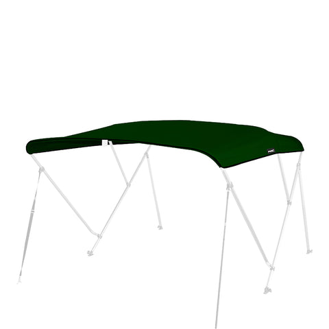MSC® 600D Canopy Canvas for 3 Bow Bimini Top Boat Top, Color Forest Green