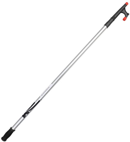 MSC Telescoping Boat Hook with Threaded End,4.5-12ft, Black