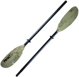 MSC Fishing Kayak Paddle, 2-Piece,Measurement Scale,86 inch and 95 inch Available, Olive