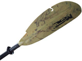 MSC Fishing Kayak Paddle, 2-Piece,Measurement Scale,86 inch and 95 inch Available, Olive