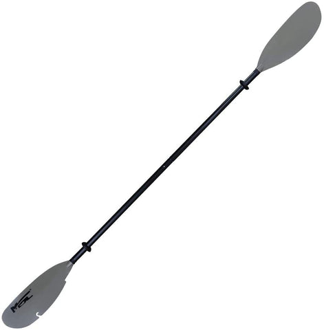 MSC Fishing Kayak Paddle, 2-Piece,Measurement Scale,86 inch and 95 inch Available, Tan
