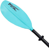 MSC Fishing Kayak Paddle, 2-Piece,Measurement Scale,86 inch and 95 inch Available, Teal