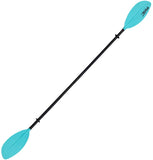 MSC Fishing Kayak Paddle, 2-Piece,Measurement Scale,86 inch and 95 inch Available, Teal